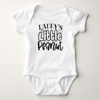 Daddy's Little Peanut Boy Graphic Vatertag