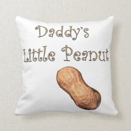 Daddy's Little Peanut Pillow Kissen