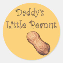 Daddy's Little Peanut Sticker