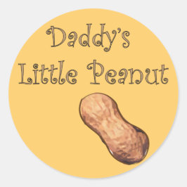 Daddy's Little Peanut Sticker