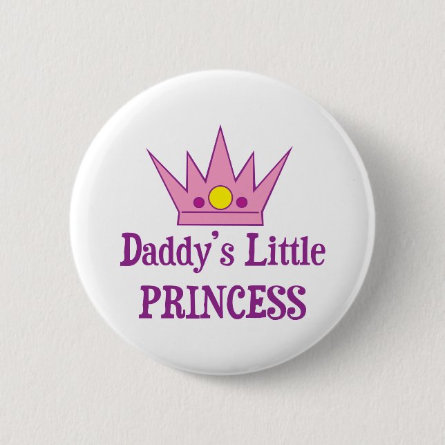 Daddys Little Princess Button (Vorderseite)