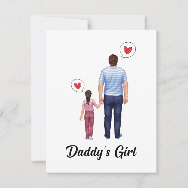 Daddys Little Princess Girl Vathers Day Liebe (Vorderseite)