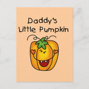 Daddy's Little Pumpkin T - Shirt und Geschenke Postkarte