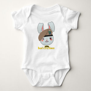 "Daddy's Little Ranger Bunny" Baby Strampler