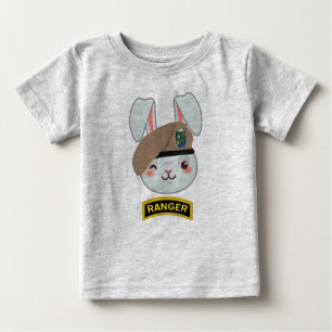 "Daddy's Little Ranger Bunny" Baby T - Shirt