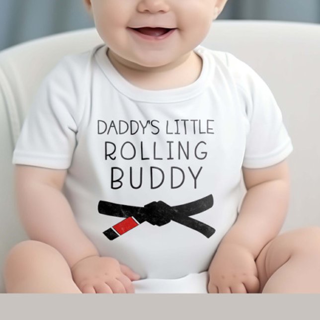 Daddy's Little Rolling Buddy - Jiu Jitsu Baby Strampler (Von Creator hochgeladen)