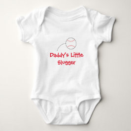 "Daddy's Little Slugger" Baby Bodysuit Baby Strampler