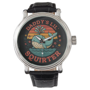 Daddys Little Whale Armbanduhr