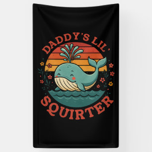Daddys Little Whale Banner