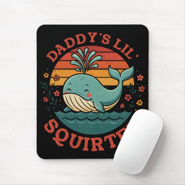 Daddys Little Whale Mousepad (Mit Mouse)
