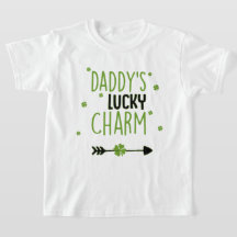 Daddy's Lucky Charm St Patricks Day Design