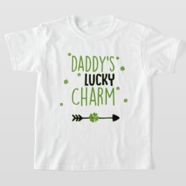 Daddy's Lucky Charm St Patricks Day Design T-Shirt