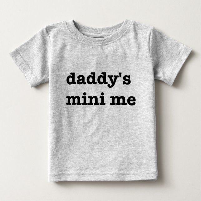 Daddy's Mini Me Baby T-shirt (Vorderseite)