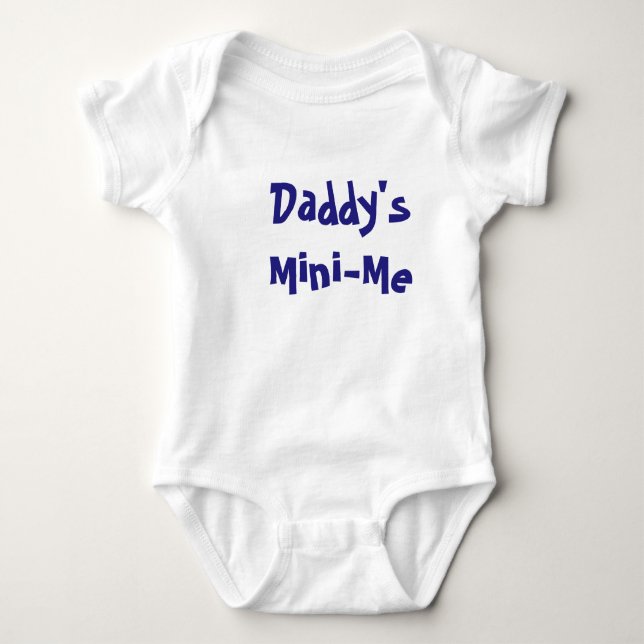 Daddy's Mini-me Onsie/Strampler für Baby Strampler (Vorderseite)