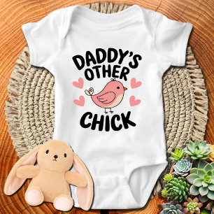 Daddy's Other Chick - Spaß und Niedliche Liebe Baby Strampler