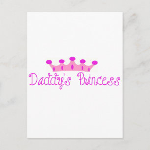 Daddys Prinzessin Postkarte