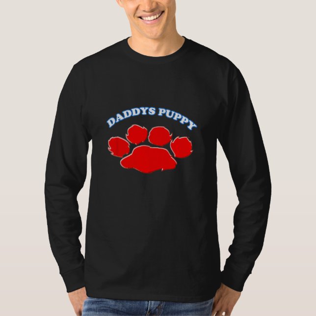 Daddys Puppy Dog Lover T-Shirt (Vorderseite)