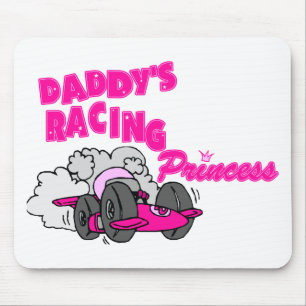 Daddy's Racing Princess Mousepad