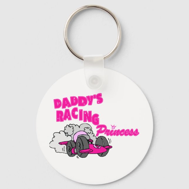Daddy's Racing Princess Schlüsselanhänger (Vorderseite)