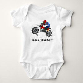 Daddy's Riding Buddy Baby Bodysuit Strampler