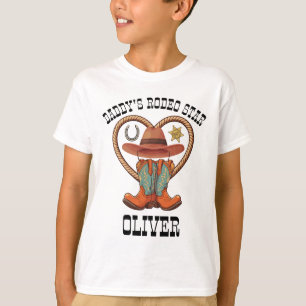 Daddys Rodeo-Star - Kleiner Cowboy T-Shirt