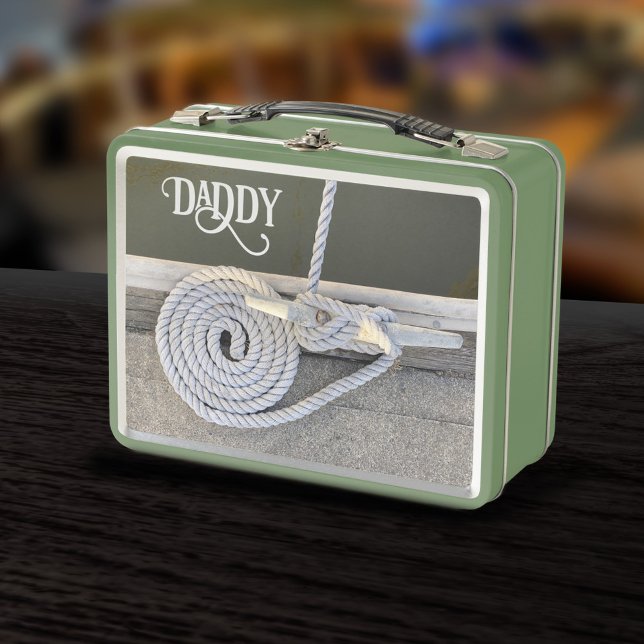 Daddy's Sailor Cleat Hitch Metal Boater Lunchbox (Von Creator hochgeladen)