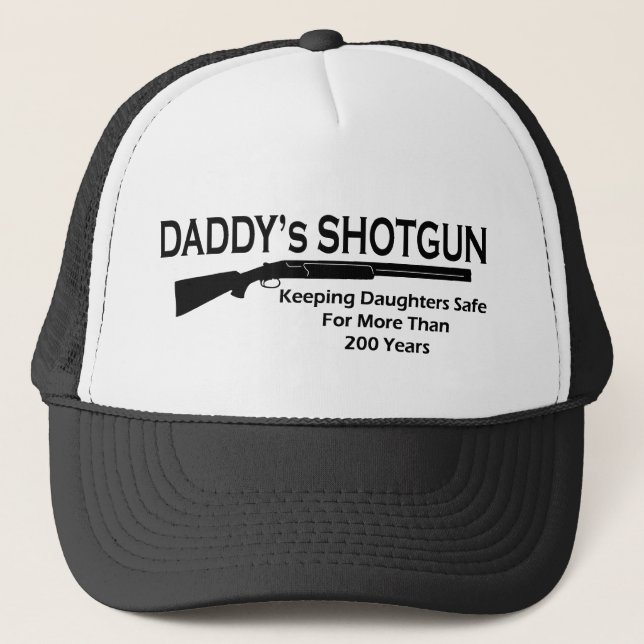 Daddy's Shotgun Truckerkappe (Vorderseite)
