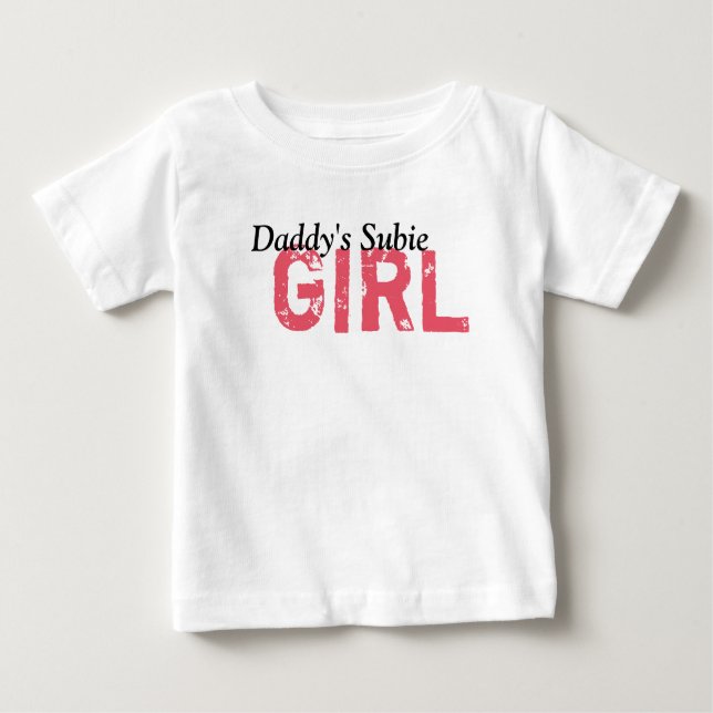Daddy's Subie Girl Baby T-shirt (Vorderseite)