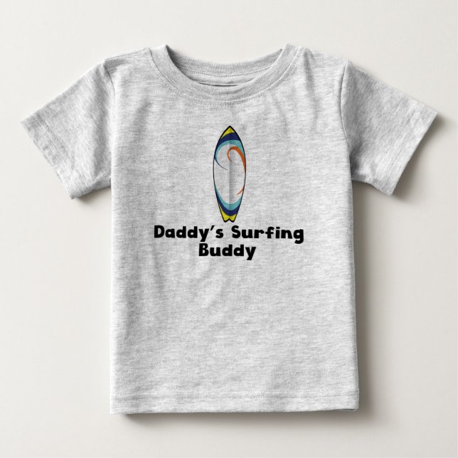 Daddys Surfbuddy Baby T-shirt (Vorderseite)