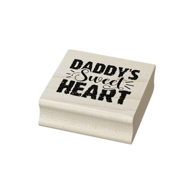 Daddy's Sweet Heart Gummistempel (Stempel)