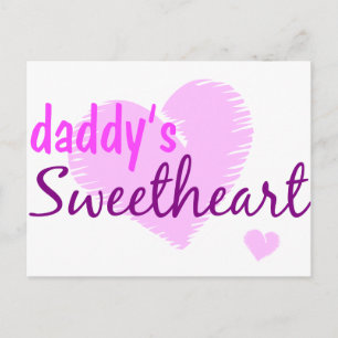 Daddy's Sweetheart Postkarte