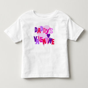 Daddy's Valentine Kleinkind T-shirt