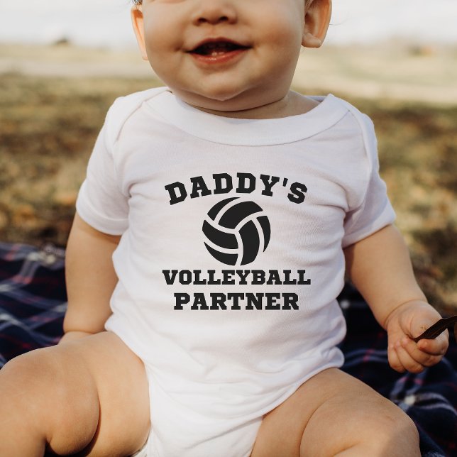Daddy's Volleyball Partner Baby Geschenk Baby Body Strampler (Von Creator hochgeladen)