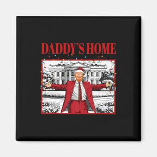 Daddy's Zuhause für Weihnachten Weihnachten Weihna Magnet