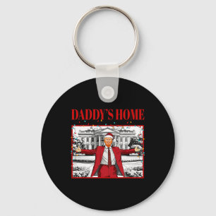 Daddy's Zuhause für Weihnachten Weihnachten Weihna Schlüsselanhänger