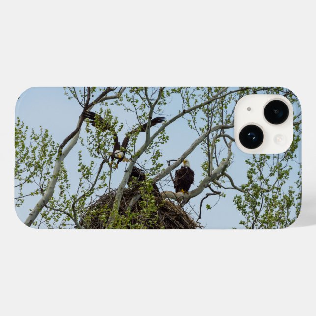Daddys Zuhause iPhone Case (Rückseite (Horizontal))