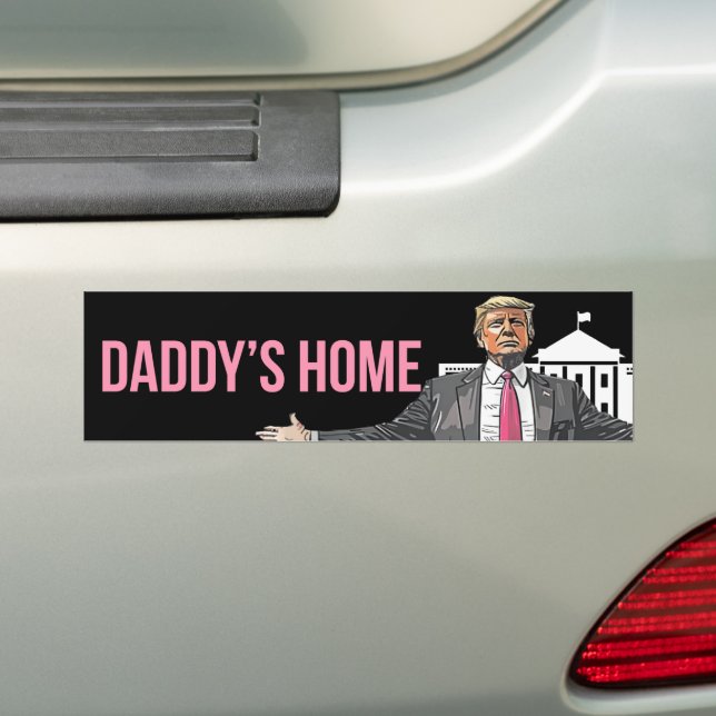 Daddys Zuhause-Präsident Trump Autoaufkleber (Auf Auto)