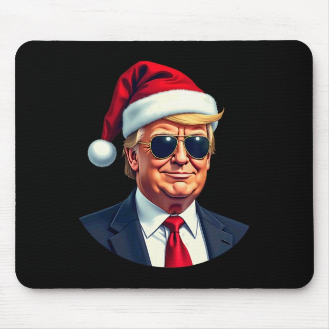 Daddys Zuhause Trump Claus Sungles Mousepad (Vorne)