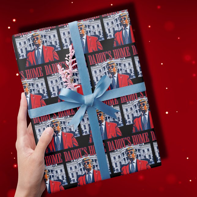 Daddys Zuhause Trump Geschenkpapier (Von Creator hochgeladen)