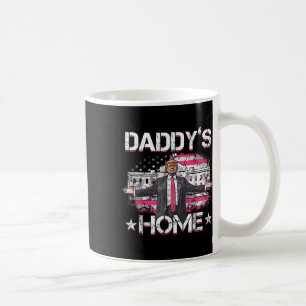 Daddys Zuhause Trump Pink 2024 Funny Trump nehmen Kaffeetasse