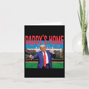 Daddys Zuhause Trump Pink Trump 2024 nimmt America Karte