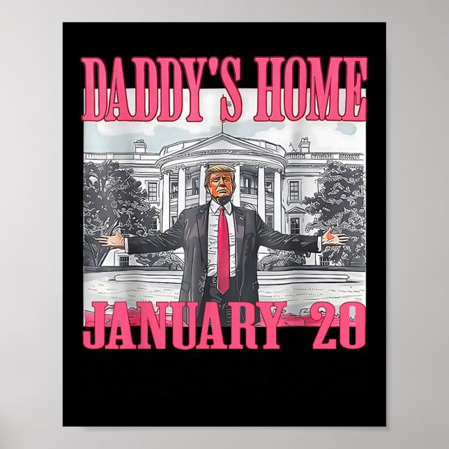 Daddys Zuhause Trump Poster (Vorne)