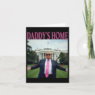 Daddys Zuhause Trump Shirt für Männer Frauen tötet Karte