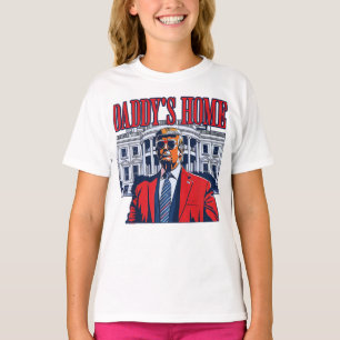 Daddys Zuhause Trump Trump im Weißen Haus T-Shirt