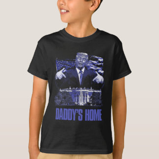Daddys Zuhause White House Trump 2024 Wahl T-Shirt