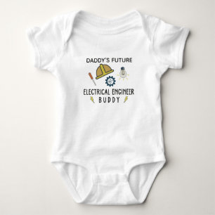 Daddys zukünftiger Elektroingenieur-Kumpel Verkabe Baby Strampler