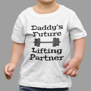 Daddys zukünftiger Lifting-Partner Baby T-shirt