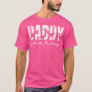 Daddysaurus Dinosaur T-Rex Daddy Saurus Family Mat T-Shirt