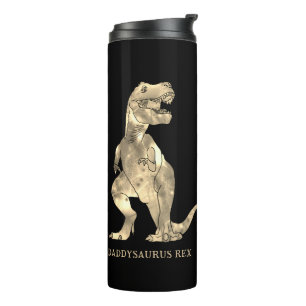 Daddysaurus Dinosaur Vater Zitat Thermosbecher