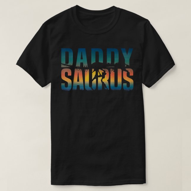 Daddysaurus Re Dinosaur TRe Daddy Saurus T-Shirt (Design vorne)